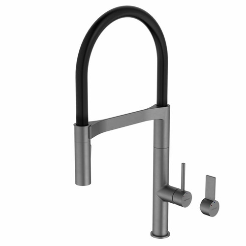 InVogue Pull Down Sink Mixer with Dual Spray Gunmetal 6Star Lead Free [314525]