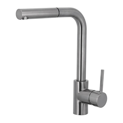 Isabella Deluxe Kitchen Sink Mixer with Pull-Out Brushed Nickel 4Star Lead Free [314650]