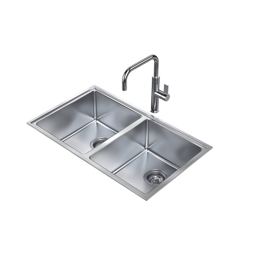 Urbane II Double Bowl Sink Stainless Steel [307923]