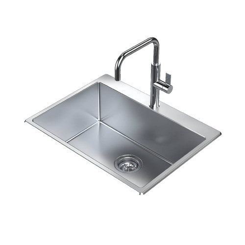 Urbane II 45 Litre Flushline Tub Stainless Steel 1 Tap Hole [307937]