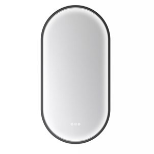 Kapsel Pill LED Mirror 500 x 1000mm Black [315840]
