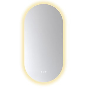 Kapsel Pill shaped Framless LED Mirror 500 x 1000mm [315836]