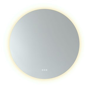 Olek Round Frameless LED Mirror 800mm [315815]