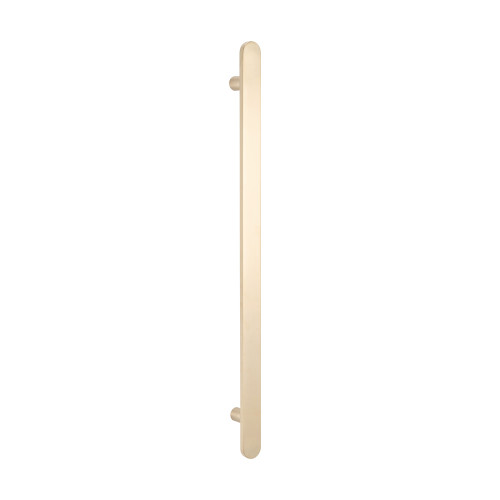Flat Vertical 12V Heated Towel Rail Warm Brushed Nickel 50 x 930mm [302427]