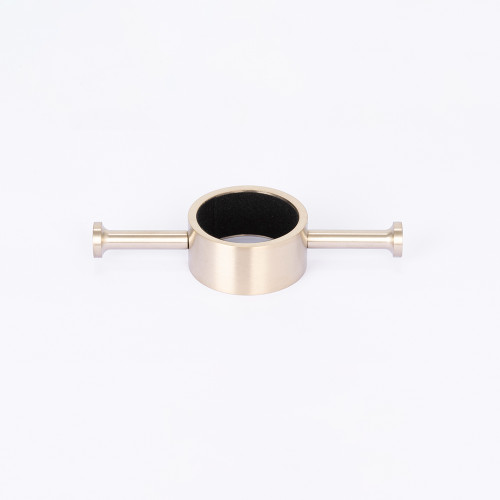 Vertical Round Towel Rail Accessory Hook Warm Brushed Nickel [302440]