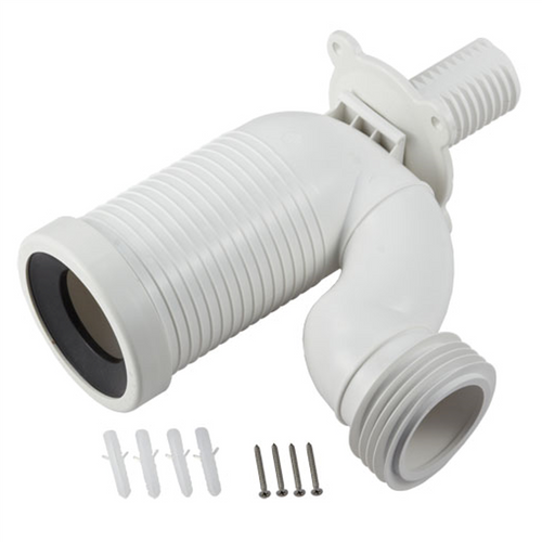 Pan Connector Vario Bend 90mm Offset 145-260mm Set Out [310864]