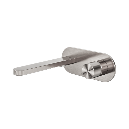 Pure SS316L Progressive Wall Basin or Bath Mixer Brushed Nickel [315794]