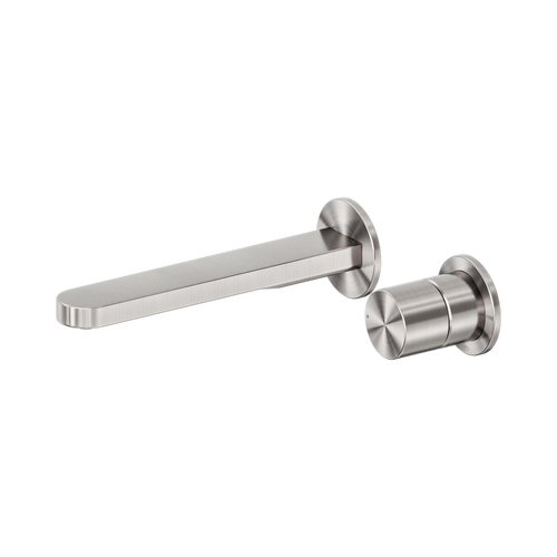 Pure SS316L Progressive Wall Basin or Bath Mixer Separate Back Plate Brushed Nickel [315735]