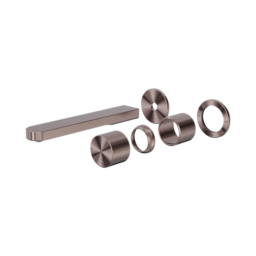 Pure SS316L Progressive Wall Basin or Bath Mixer Separate Back Plate Trim Kit Only Brushed Bronze [315733]