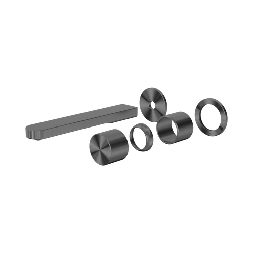 Pure SS316L Progressive Wall Basin or Bath Mixer Separate Back Plate Trim Kit Only Graphite [315732]