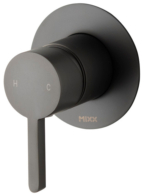 Aloe Bath or Shower Mixer Gun Metal [250189]