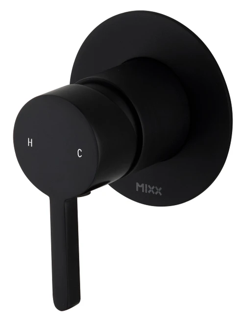 Aloe Bath or Shower Mixer Matte Black [250190]