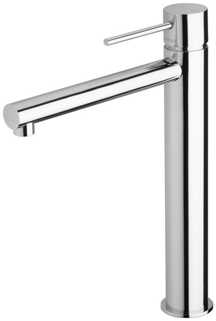 Vivid Slimline Hob Tall Basin Mixer (Straight Spout) 6Star Chrome Lead Free [306744]