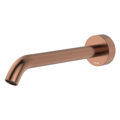 Kaya Wall Basin or Bath 220mm Outlet Brushed Copper With Plate Lead Free [310959]