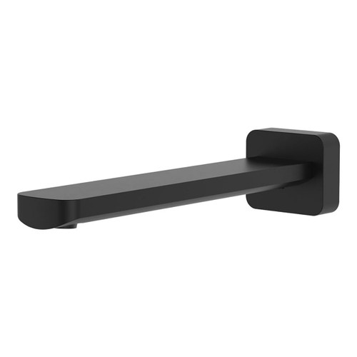 Tono Basin or Bath Wall Outlet 220mm Matte Black Lead Free [310981]
