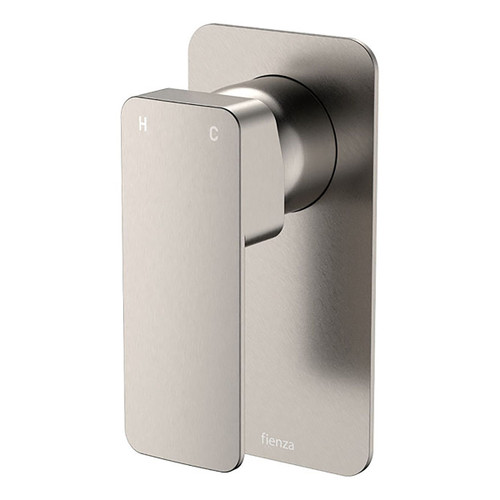 Tono Wall Mixer Large Rectangular Plate Brushed Nickel Lead Free [311008]