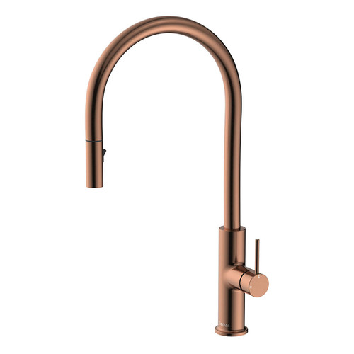 Kaya Pull-Out Sink Mixer Brushed Copper Lead Free [312526]