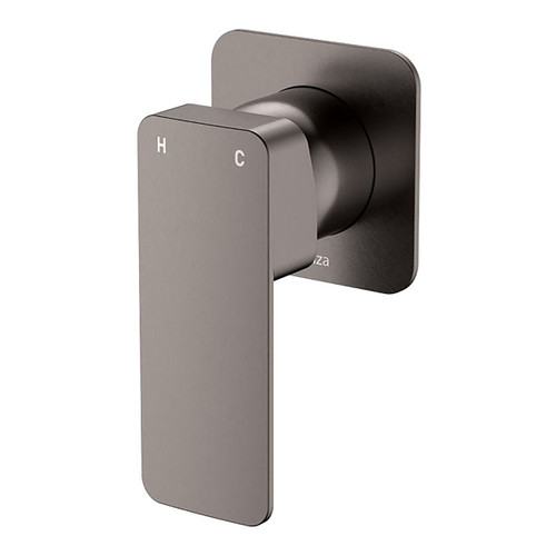 Tono Wall Mixer Small Square Plate Gunmetal Lead Free [318587]