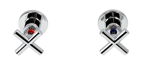 Alpha Cross Handle Wall Top Assemblies J/V Chrome LF [304831]