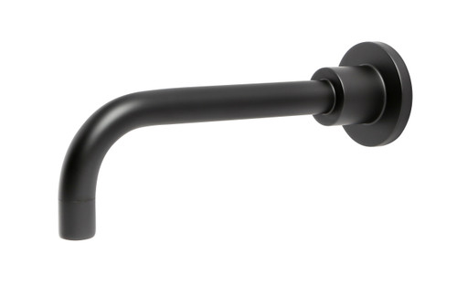 Alpha Basin or Bath Wall Spout 200mm Black LF [285531]