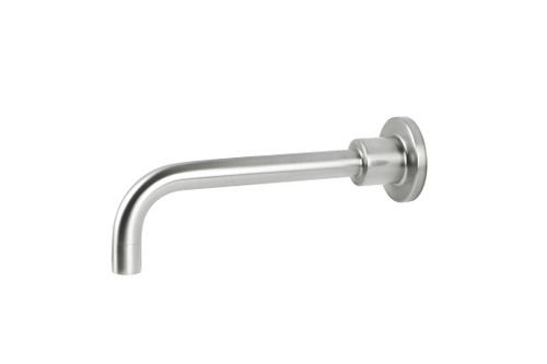 Alpha Basin or Bath Wall Spout 200mm Brushed Nickel LF [305070]