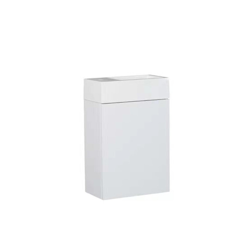 Austin Wall Hung Vanity w/Overflow White 1TH [157305]