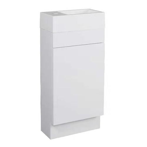 Austin Vanity with Kick Overflow White 1 Tap Hole [157307]