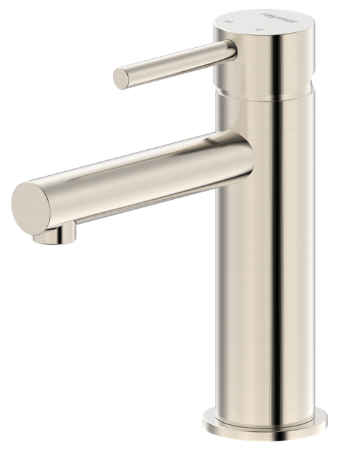 Projix Straight Basin Mixer Brushed Nickel LF [306158]