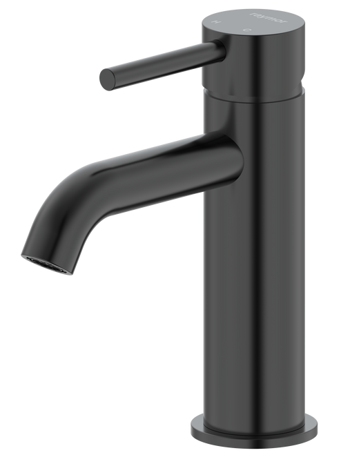 Projix Curved Basin Mixer Black LF [306163]