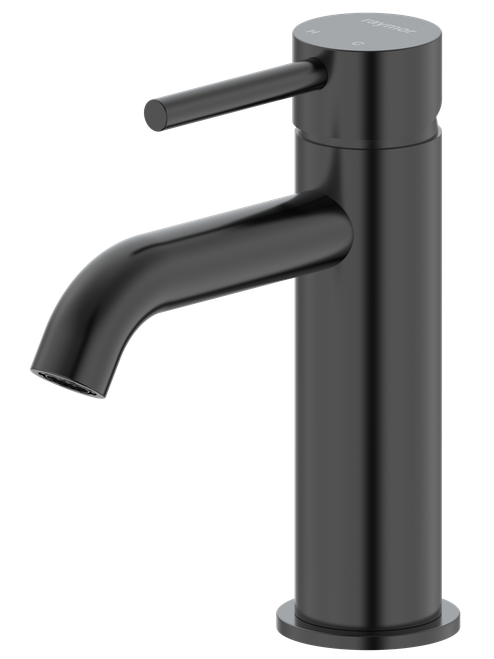 Projix Curved Basin Mixer Black LF [306163]