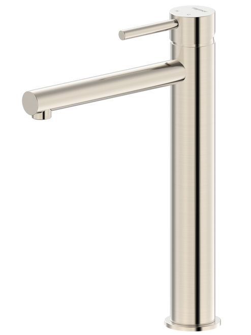 Projix Straight Basin Mixer Tower Brushed Nickel LF [306167]