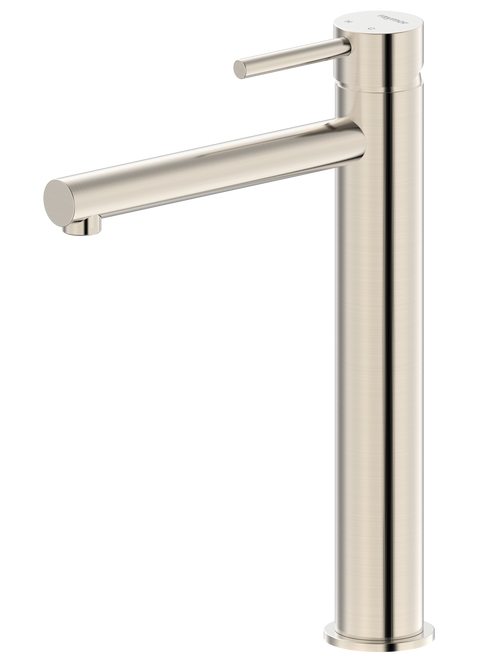 Projix Straight Basin Mixer Tower Brushed Nickel LF [306167]