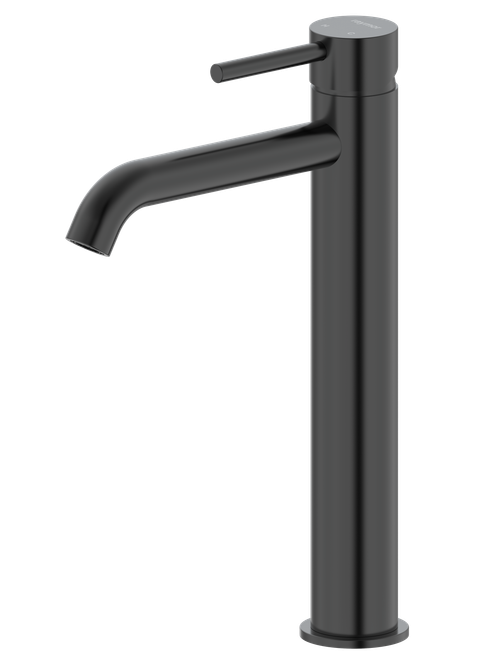 Projix Curved Basin Mixer Tower Black LF [306172]