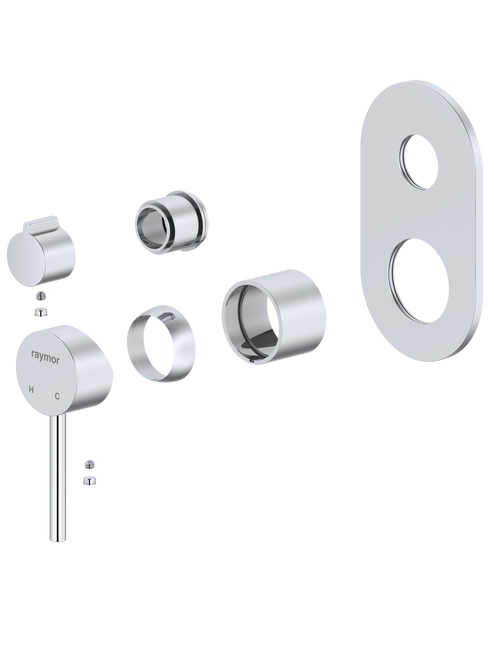 Projix Wall Mixer With Diverter (Trim Kit Only) Chrome [306180]