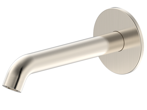 Projix Curved Basin or Bath Spout 180mm Brushed Nickel LF [306197]