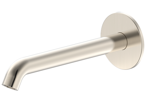 Projix Curved Basin or Bath Spout 220mm Brushed Nickel LF [306200]