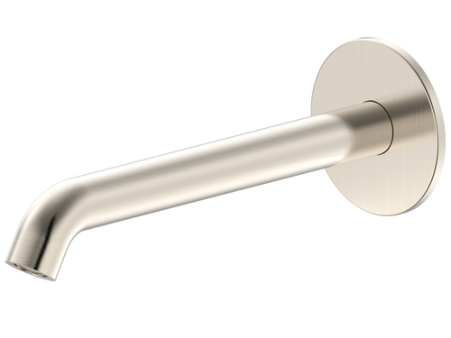 Projix Curved Basin or Bath Spout 220mm Brushed Nickel LF [306200]