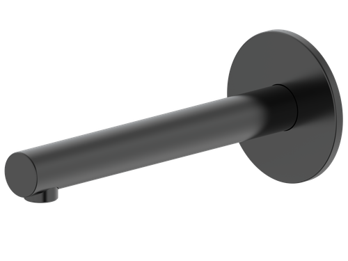 Projix Straight Basin or Bath Spout 180mm Black LF [306202]