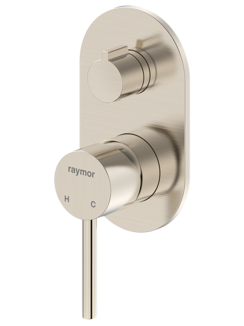 Projix Wall Mixer with Diverter Brushed Nickel [306221]