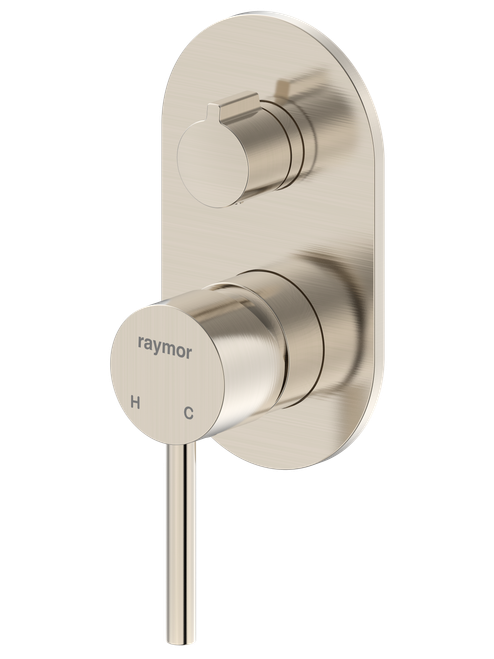 Projix Wall Mixer with Diverter Brushed Nickel [306221]