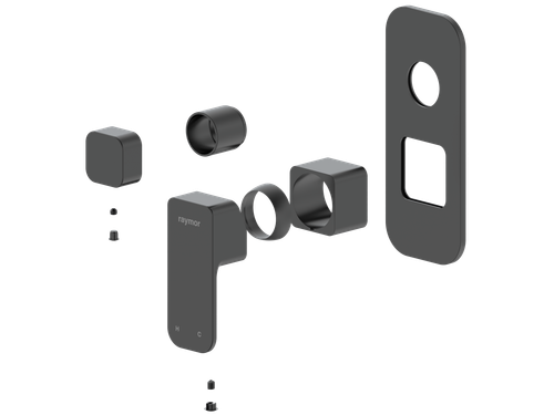 Sigma Wall Mixer with Diverter (Trim Kit Only) Black [304815]