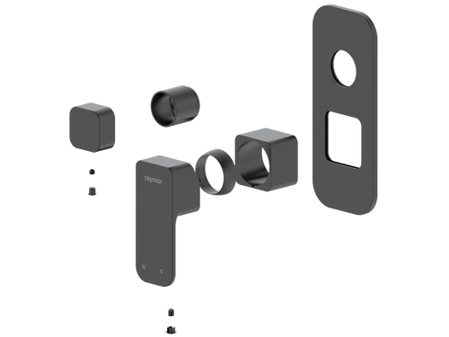 Sigma Wall Mixer with Diverter (Trim Kit Only) Black [304815]