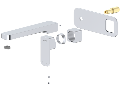 Sigma Wall Mixer Set with 220mm Spout (Trim Kit Only) Chrome LF [304820]