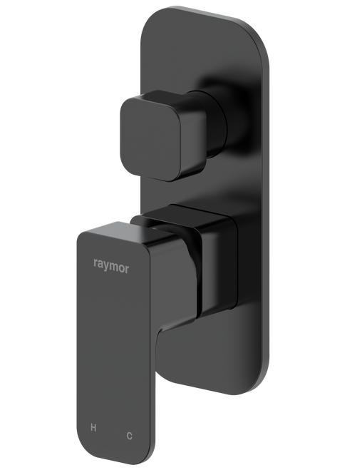 Sigma Wall Mixer with Diverter Black [304934]