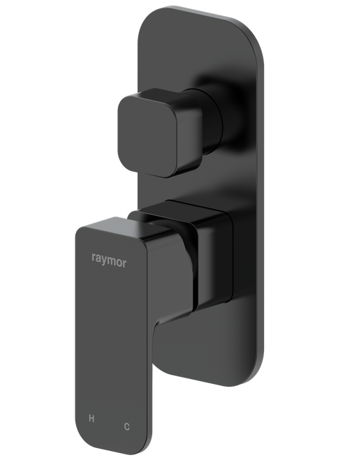 Sigma Wall Mixer with Diverter Black [304934]