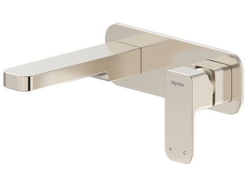 Sigma Wall Mixer Set with 180mm Spout Brushed Nickel LF [304938]