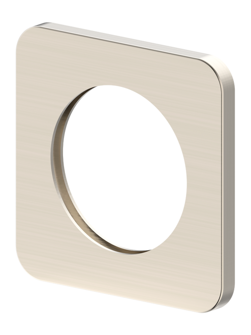Ray 1 Wall Mixer Wall Plate (Only) Square 65mm Brushed Nickel [305085]
