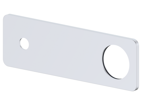 Ray 1 Wall Mixer Set Wall Plate (Only) Rectangle 65mm Chrome [305092]