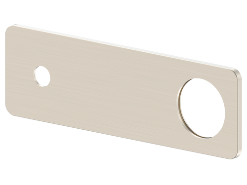 Ray 1 Wall Mixer Set Wall Plate (Only) Rectangle 65mm Brushed Nickel [305094]