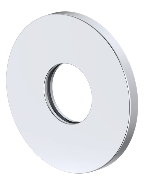 Ray 1 Spout Wall Plate (Only) Round 65mm Chrome [305098]